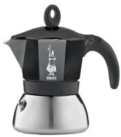 BIALETTI MOKA INDUCTION Espressokocher schwarz, 6 Tassen