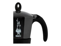 BIALETTI MOKA INDUCTION Espressokocher schwarz, 6 Tassen