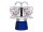 BIALETTI Mini Express Espressokocher blau, 2 Tassen