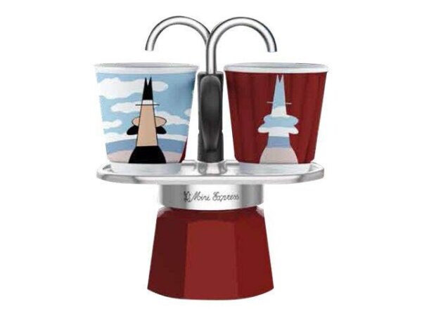 BIALETTI Mini Express Espressokocher rot, 2 Tassen