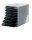 DURABLE Schubladenbox IDEALBOX  dunkelgrau 1712000050, DIN A4 mit 7 Schubladen, 1 St.