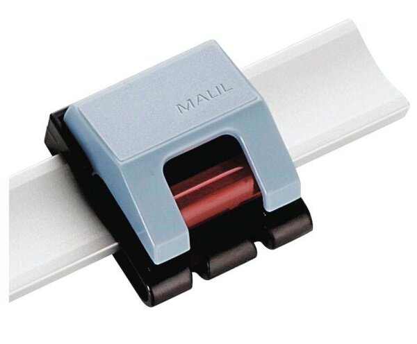 MAUL V Rollenclips für Planhalter grau, 10 St.