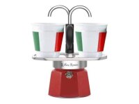 BIALETTI Mini Italia Espressokocher rot, 2 Tassen