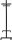 MAUL Rollgarderobe Samba 9424190 schwarz Metall 10 Haken 115,5 x 172,0 cm, 1 St.