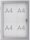 MAUL Schaukasten Excite grau 4x DIN A4 52,2 x 2,8 x 69,6 cm, 1 St.