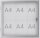 MAUL Schaukasten Excite grau 6x DIN A4 73,9 x 2,8 x 69,6 cm, 1 St.