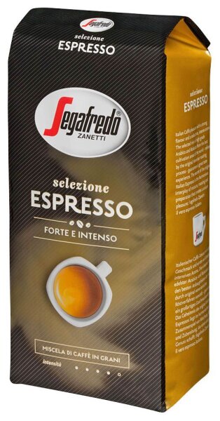 Segafredo selezione ESPRESSO FORTE INTENSO Espressobohnen, Arabica- und Robustabohnen mild, 1 kg