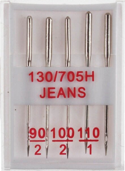 TSI Nähmaschinennadeln silber Jeans, 1 Pack