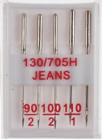 TSI Nähmaschinennadeln silber Jeans, 1 Pack