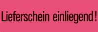 HERMA Warnetiketten 6754 rot »Lieferschein...
