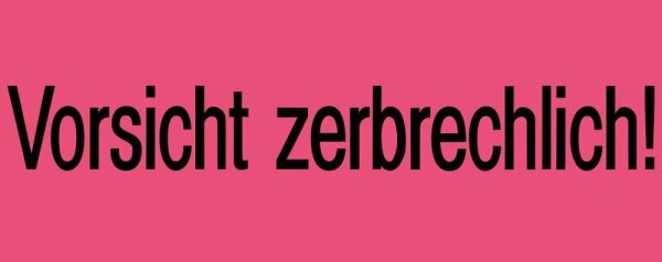 HERMA Warnetiketten 6758 rot »Vorsicht zerbrechlich!« 39,0 x 118,0 mm, 1.000 Etiketten