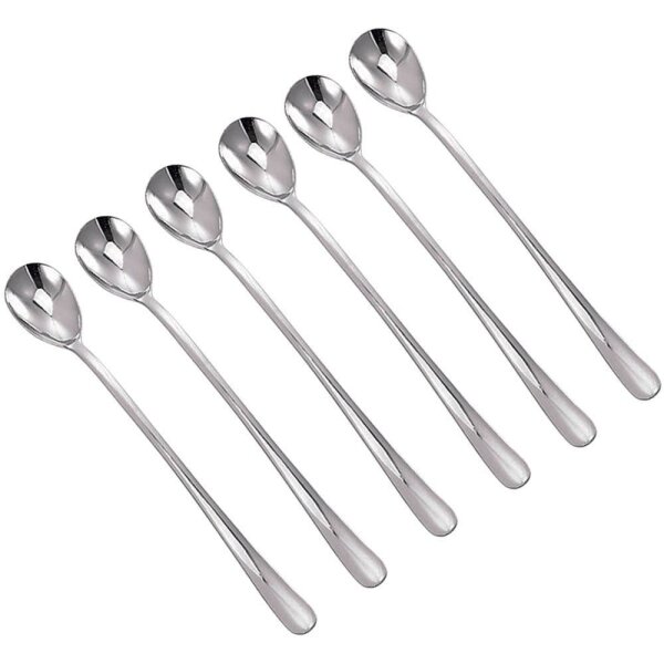 Esmeyer Langstiellöffel silber glänzend, poliert, 6 St.