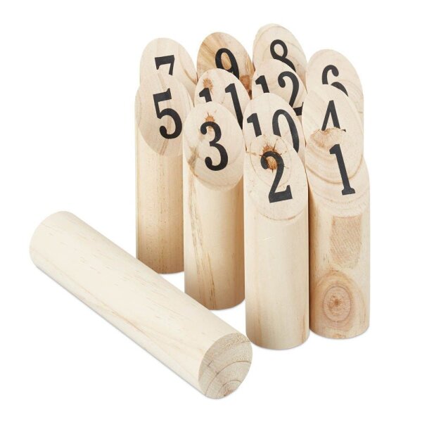 relaxdays Kubb Wikingerspiel Wurfspiel, 1 St.