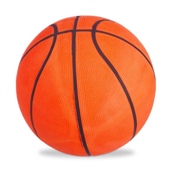 relaxdays Basketball Größe 7 orange, schwarz, Ø 24,5 cm, 1 St.
