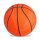 relaxdays Basketball Größe 7 orange, schwarz, Ø 24,5 cm, 1 St.