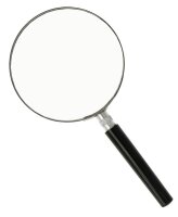 WESTCOTT Lupe schwarz 2-fach, Ø 90 mm