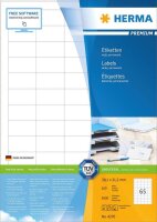 HERMA Etiketten 4270 weiß 38,1 x 21,2 mm, 100 Blatt