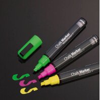 SIGEL Kreidemarker farbsortiert 1,0 - 5,0 mm, 3 St.