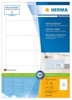 HERMA Etiketten 4666 weiß 88,9 x 46,6 mm, 100 Blatt