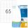 HERMA Etiketten 4606 weiß 38,1 x 21,2 mm, 200 Blatt