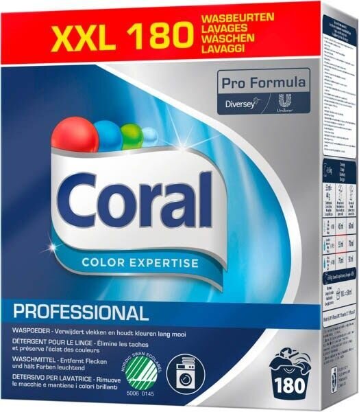 Coral XXL COLOR EXPERTISE PROFESSIONAL Waschmittel Pulver, 8 kg