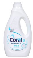 Coral FARBSCHUTZ Weiß Waschmittel flüssig, 1,15 l
