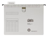 dots Hängehefter Karton lichtgrau DIN A4 1x kaufmännische Heftung, 50 St.
