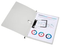 dots Hängehefter Karton lichtgrau DIN A4 1x kaufmännische BZ-Heftung, 5 St.