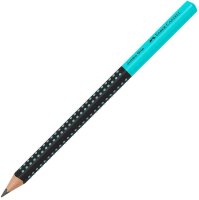 FABER-CASTELL Bleistift HB schwarz/türkis, 1 St.