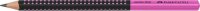 FABER-CASTELL Bleistift HB schwarz/pink, 1 St.