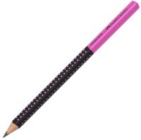 FABER-CASTELL Bleistift HB schwarz/pink, 1 St.