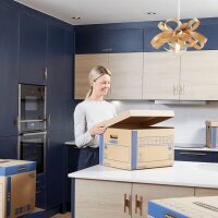 Bankers Box Umzugskartons SmoothMove Prime 46,4 x 39,0 x 29,4 cm, 5 St.