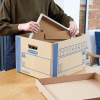 Bankers Box Umzugskartons SmoothMove Prime 46,4 x 39,0 x 29,4 cm, 5 St.