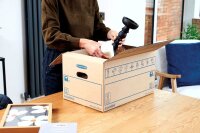 Bankers Box Umzugskartons SmoothMove Standard 47,5 x 32,5 x 27,0 cm, 10 St.