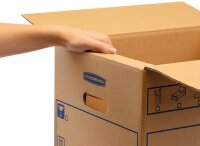 Bankers Box Umzugskartons SmoothMove Standard 47,5 x 32,5 x 27,0 cm, 10 St.