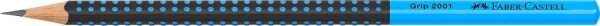 FABER-CASTELL 2001 Bleistift HB schwarz/blau, 1 St.