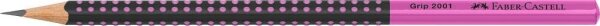 FABER-CASTELL 2001 Bleistift HB schwarz/pink, 1 St.