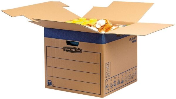 Bankers Box Umzugskartons SmoothMove FastFold 47,0 x 48,0 x 41,2 cm, 5 St.