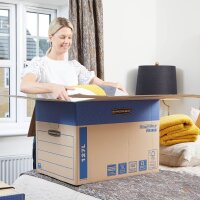 Bankers Box Umzugskartons SmoothMove FastFold 63,2 x 48,0 x 46,3 cm, 5 St.