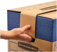 Bankers Box Umzugskartons SmoothMove FastFold 63,2 x 48,0 x 46,3 cm, 5 St.
