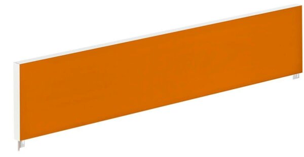 PAPERFLOW Tischtrennwand, orange 120,0 x 33,0 cm, 1 St.