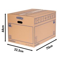 Bankers Box Umzugskartons SmoothMove Standard 70,5 x 45,0...