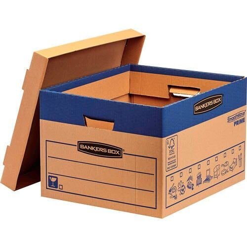 Bankers Box Umzugskartons SmoothMove Prime 40,0 x 33,5 x 29,2 cm, 10 St.