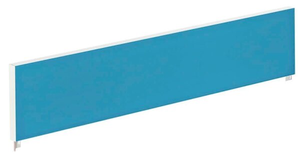 PAPERFLOW Tischtrennwand, blau 140,0 x 33,0 cm, 1 St.