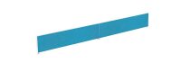 PAPERFLOW Tischtrennwand, blau 140,0 x 33,0 cm, 1 St.