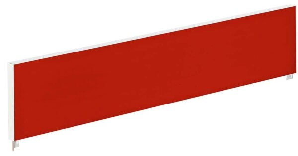 PAPERFLOW Tischtrennwand, rot 140,0 x 33,0 cm, 1 St.
