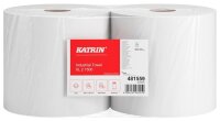 KATRIN Putztuchrollen XL 2-lagig weiß, 2 Rollen