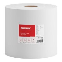 KATRIN Putztuchrollen XL 2-lagig weiß, 2 Rollen