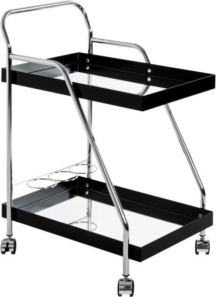 HAKU Möbel Servierwagen schwarz 62,0 x 46,0 x 84,0 cm