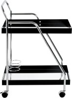HAKU Möbel Servierwagen schwarz 62,0 x 46,0 x 84,0 cm